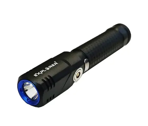 Viking Explorer B7740 LED-Handlampe, schwarz / 350 lm / 750 mAh / IPX4 / IK07