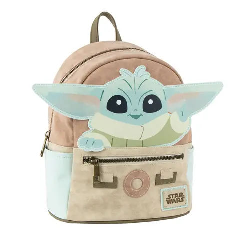 Cerdá Star Wars The Mandalorian Rucksack braun mit Grogu