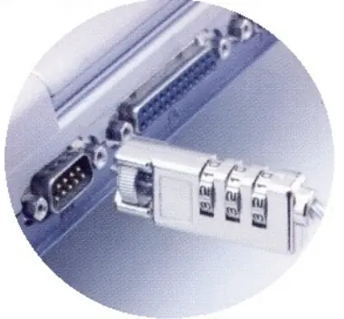 PremiumCord Lock für Notebook / für Abstandshalter / Zahlencode