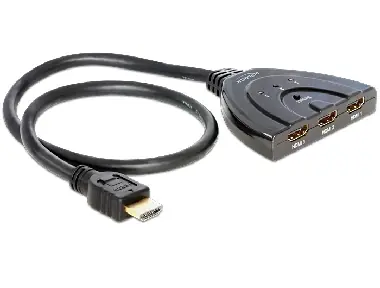 DeLock Switch HDMI 3 - 1 / bidirektionaler Eingangsschalter / Spliter