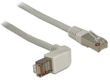 DeLock Kabel RJ45 Cat.6 SSTP rechteckig / gerade 0,5 m