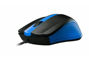 C-tech WM-01 blau / Optische Maus / 1200 dpi / USB