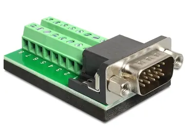 DeLock Adapter VGA Stecker <-> Klemmblock 16 Pins