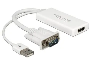 DeLock VGA zu HDMI Adapter mit Audio
