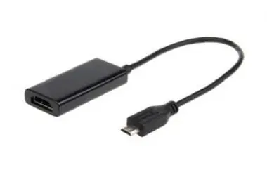 Gembird Adapter MHL(M)->HDMI(F)+MICRO USB(BF)(11pin) Smartphone - TV HD