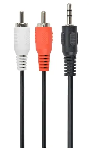 Gembird Audiokabel Klinke 3,5 mm Stecker <->2x RCA CINCH Stecker 1,5 m
