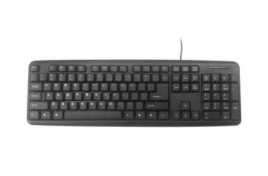 Gembird KB-U-103 (US) Schwarz / Standardtastatur / USB / US-Layout