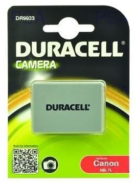 Duracell Akku - DR9933 für Canon NB-7L / grau / 1000 mAh / 7,4V