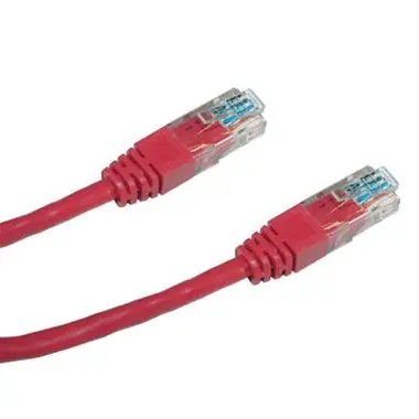 DATACOM Patchkabel UTP CAT5E 0,25m rot