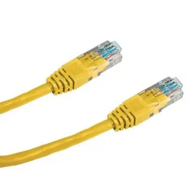 DATACOM Patchkabel UTP CAT5E 0,25m gelb