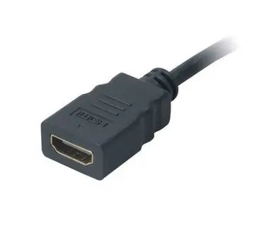 Akasa AK-CBHD09-25BK / Kabelreduzierer / HDMI auf Micro HDMI / vergoldete Kontakte / 0,25 m 