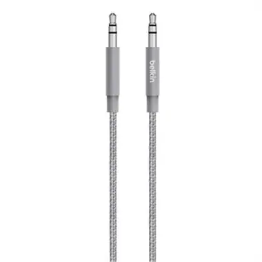 Belkin 3,5-mm-Klinkenstecker M/M Metallic MIXIT / 1,2 m / grau