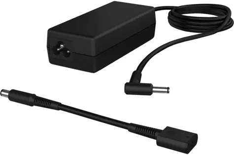 HP 65 W SMART AC-Adapter (4,5 mm) + Reduzierung auf 7,4 mm
