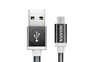 ADATA Micro USB geflochtenes Kabel 1 m / schwarz