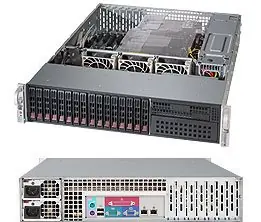 SuperMicro 2U Server (SYS-2028R-C1R4+) / 2x LGA 2011-3 / iC612 / 24x DDR4 ECC R / 8x SAS3+8x SATA3 HS (2,5") / 2x 920W