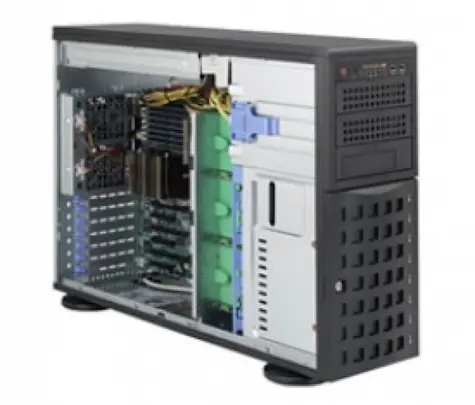SuperMicro 745TQ-920B / 2x Intel Xeon Silver 4216 2,1GHz / 512GB RAM / 4U / 3x5,25" / 8x3,5" / 6xPCI-E / RTX 3090 24GB 