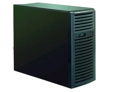 SuperMicro Tower SPMC 1 / Xeon E-2334 3,4 GHz / 16 GB RAM / 2x 480 GB SSD & 2x 8 TB / 668 W