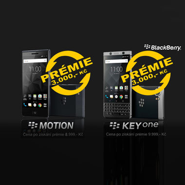 BlackBerry CashBack 3.000 / für Kaufzeitraum 12.2. - 31.3.2018 / blackberrymobile. CZ