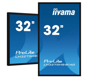 31,5" IIYAMA ProLite LH3275HS-B1AG / IPS / 1920 x 1080 / 16:9 / 8 ms / 500 cd / 1200:1 / HDMI+DP / USB