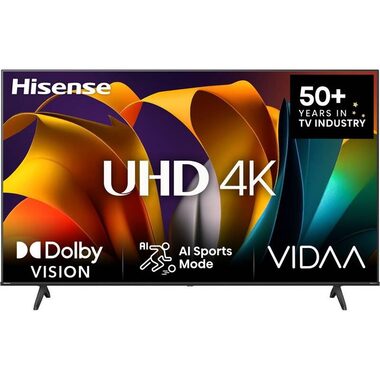 65" Hisense 65A6N schwarz / UHD / LED / HDMI / USB / CI+ / LAN / WLAN / DVB-T2&C&S2 / 20W Lautsprecher
