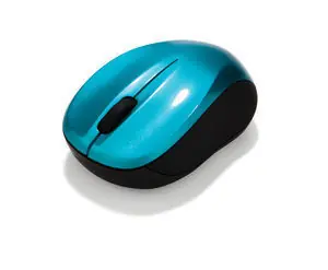 Verbatim Go Nano Blue / Laser-Funkmaus / 1600 DPI / 3 Tasten / 1 Rad / 2xAAA 