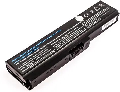 MicroBattery MBI1074 / 6 Zellen / Li- ION / 10,8V / 4,4Ah / 48Wh / für Toshiba Notebooks 