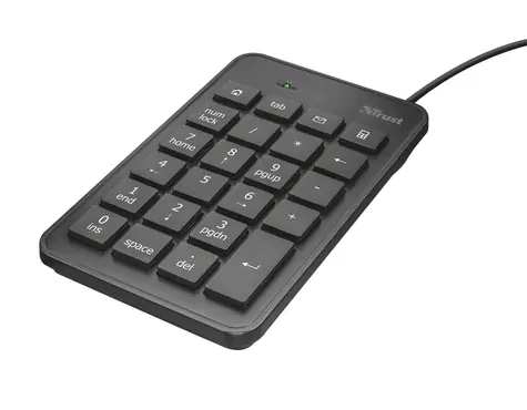 Trust XALAS schwarz / Numerische Tastatur / USB / 1,5 m