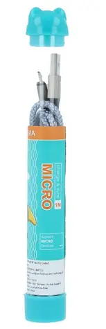 Devia Vogue Datenkabel microUSB silber