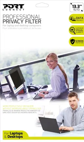 PORT CONNECT PRIVACY FILTER 2D - 13,3" (16:10) schwarz