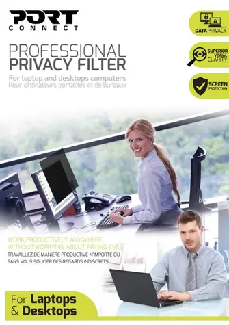 PORT CONNECT PRIVACY FILTER 2D - 24" (16:9) schwarz