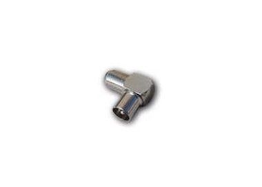 Zircon Reduktions-F-Buchse/IEC-Stecker abgewinkelt