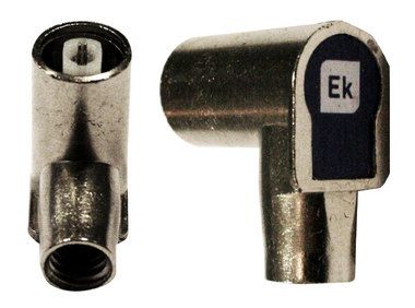 ITS Stecker IEC-Buchse 6,9 mm gewinkelt Profi