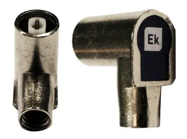 ITS Stecker IEC-Buchse 6,9 mm gewinkelt Profi