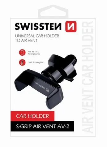 Swissten S-GRIP AV-2 / Halterung für Autolüftung / von 3,5" bis 6"