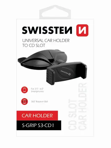 Swissten S-GRIP S3-CD1 / Halterung für den CD-Player-Schacht im Auto