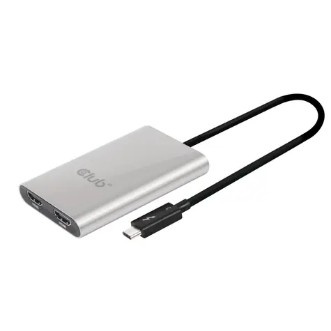 Club3D CSV-1574 Dockingstation / Thunderbolt 3 auf Dual HDMI 2.0