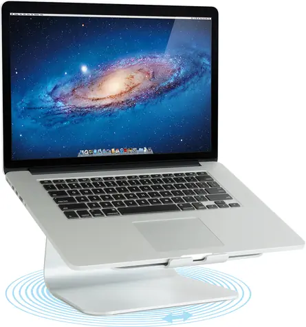 Rain Design mStand 360 drehbarer Laptopständer silber