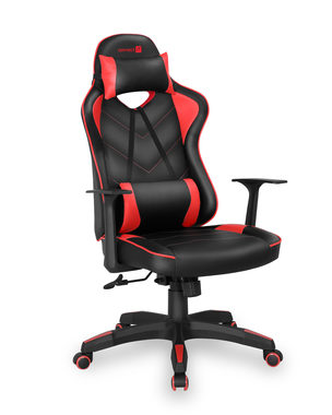 Connect IT LeMans Pro rot / Gaming-Stuhl / verstellbar / Leder / rollende Räder / Tragkraft 150 kg