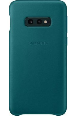 Samsung Leather Cover Leder Backcover für Samsung Galaxy S10e grün