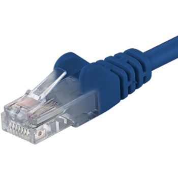 PremiumCord UTP CAT6 1,5m / Patchkabel / RJ45-RJ45 / blau