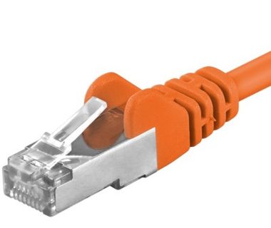 PremiumCord SFTP CAT6A 7m orange / Patchkabel / RJ45-RJ45