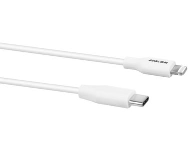 Avacom MFIC-120W Kabel USB-C - Lightning 120 cm weiß / MFi-Zertifizierung