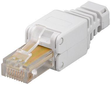 PremiumCord -Stecker RJ45 Cat5E universal - 1 Stück (Montage ohne Werkzeug)