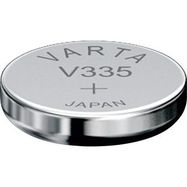 Varta Knopfbatterie SR512 / 1,55V / 5 mAh / Silberoxid / 1 Stück / im Blister 