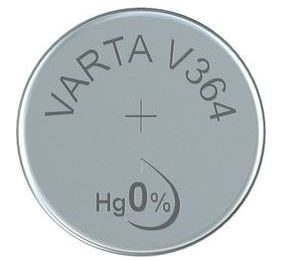 Varta Knopfbatterie SR60 / 1,55V / 20 mAh / Silberoxid / 1 Stück / im Blister 