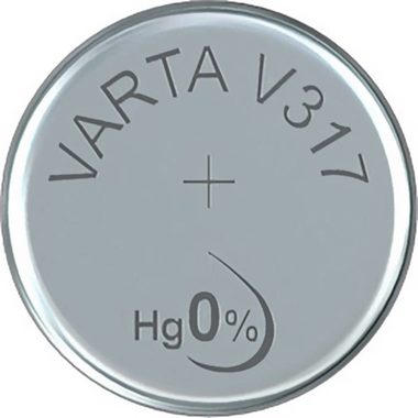 Varta Knopfbatterie SR62 / 1,55V / 8 mAh / Silberoxid / 1 Stück / im Blister 