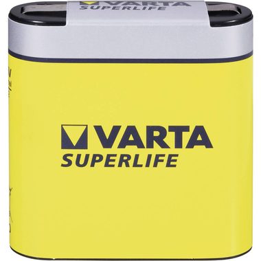 Varta Superlife Batterie 3R12 / 4,5V / 2500 mAh / Zink-Kohle / 1 Stück / im Blister