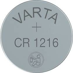 Varta Knopfbatterie CR1216 / 3,0V / 25 mAh / Lithium / 1 Stück / im Blister 