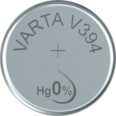 Varta Knopfbatterie V394 / 1,55V / 67 mAh / Silberoxid / 1 Stück / im Blister 