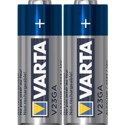 Varta Batterie A23 / 12,0V / 52 mAh / Alkali / 2 Stück / im Blister 
